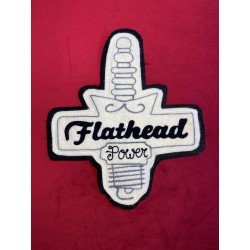 Patch FLATHEAD - Black -...