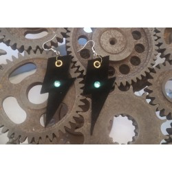 Boucles d'oreilles en cuir