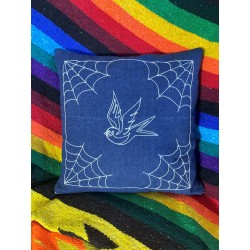 Coussin jean - Hirondelle