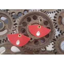 Boucles d'oreilles en cuir