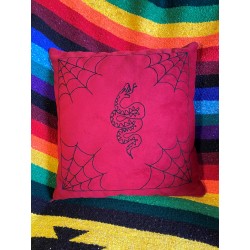 Coussin velours - Serpent