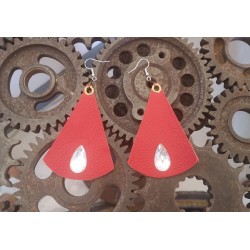 Boucles d'oreilles en cuir
