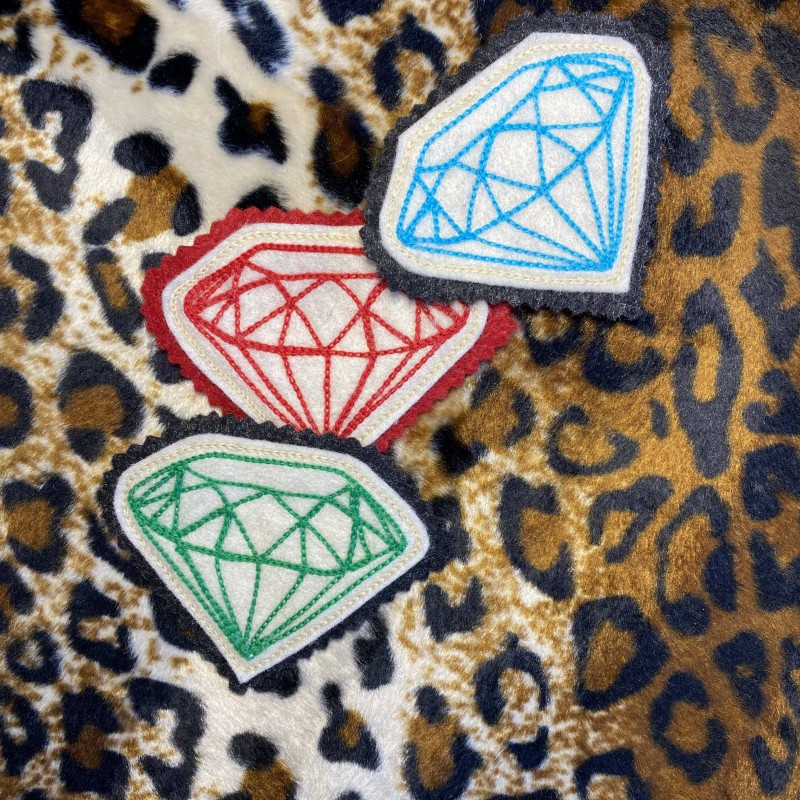 Patch Diamond Chainstitch