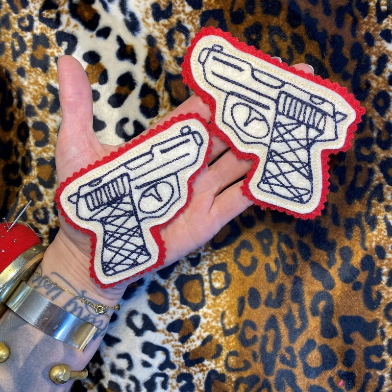 2 Patchs Guns Rose Chainstitch