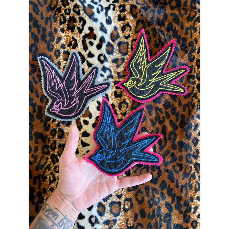 Patch Hirondelle Chainstitch